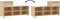 vidaXL - Schoenenkast - 102x36x60 - cm - bewerkt - hout - sonoma - eikenkleurig
