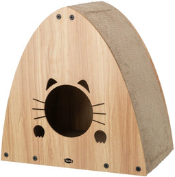 Trixie - Krabhuis MDF - Lichtbruin - 48X28X48 cm