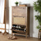 Schoenenrek Versa - Mangohout - 23,5 X 121,5 X 80 CM
