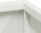 vidaXL - Tuinplantbak - Wit - 60x60x50 - cm - Staal