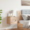 vidaXL - Wandkast - 31,5x30x30 - cm - massief - grenenhout