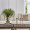 Riviera Maison Kandelaar Dinerkaars - RM Spiral Pillar Candle Holder - Zilver