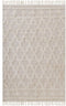 SULUOVA - Laagpolig vloerkleed - Beige - 140 x 200 cm - Katoen