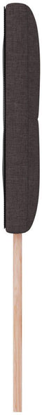 vidaXL - Hoofdbord - Met - Knopen - Donkerbruin - 90 - cm - Stof