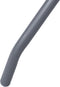 vidaXL - Tuintafel - 80 - cm - staal - en - glas - lichtgrijs