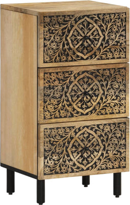 vidaXL - Bijzetkast - 40x33x75 - cm - massief - mangohout