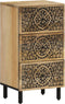 vidaXL - Bijzetkast - 40x33x75 - cm - massief - mangohout