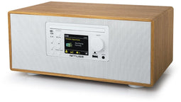 Muse M-695DBTW - Micro-audiosysteem - Bluetooth DAB+ FM CD USB - Zwart hout