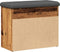 vidaXL - Schoenenbank - 62x32x50 - cm - bewerkt - hout - oud - houtkleurig