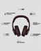 Fresh 'n Rebel Clam2 ANC - Draadloze Over-Ear Koptelefoon - ANC tot 26dB - Deep Mauve