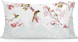 Kussensloop HappyFriday Sakura Multicolour 50 x 75 cm (2 Stuks)