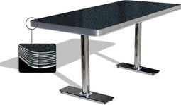Bel Air Retro Eettafel TO-29W Blackstone