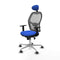Jorquera Piqueras y Crespo 1D086G1 - Bureaustoel - Hoofdsteun verstelbaar - Blauw