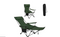 WOLTU CPS8148gn campingstoel - visstoel 2 in 1 met afneembare voetensteun - verstelbare rugleuning -