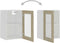 vidaXL - Hangkast - Lyon - 40x31x60 - cm - bewerkt - hout - sonoma - eikenkleurig