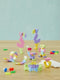 Plus-Plus Basic Reiskoffer - Bouwset 600 delige - Creatief constructiespeelgoed - Pastel Lila paars