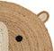 Tapijt Beer Beige Natuurlijk 100 % Jute 100 x 100 cm