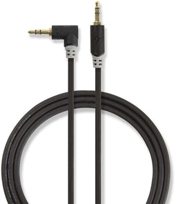 Nedis CABW22600AT10 - 3.5mm kabel - Verbinding smartphone/tablet met homecinema/autoradio - Grijs