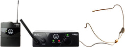 AKG WMS40 Mini Sport Set ISM 2 Headset Draadloze microfoonset Zendmethode:Radiografisch