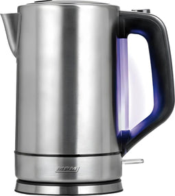 MPM RVS Waterkoker - 1.7 Liter - Automatisch Deksel en Verlichting - Zilver