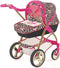 Glam Crew The Glam Crew 2In1 Poppenwagen Bella Met Luipaardprint Roze/Goud