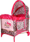 Glam Crew The Glam Crew Poppenbed Met Luipaardprint Roze/Goud