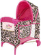 Glam Crew The Glam Crew Poppenbed Met Luipaardprint Roze/Goud