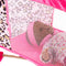 Glam Crew The Glam Crew Poppenbed Met Luipaardprint Roze/Goud