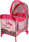 Glam Crew The Glam Crew Poppenbed Met Luipaardprint Roze/Goud