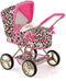 Glam Crew The Glam Crew Poppenwagen Gigi Met Luipaardprint Roze/Goud