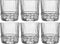 GLAMOMAX'S Choice - Transparante Retro Waterglazen '20s - Transparant - 37 cl - 6 stuks - Drinkglazen - Vaatwasserbestendig - Vintage glaswerk