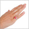 Glamour kinder ringen 8stuks in konijn juwelenbox