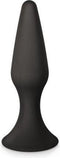 Glamy First Plug - Buttplug - Penetratie 12cm - Diameter 3.9cm - Zwart