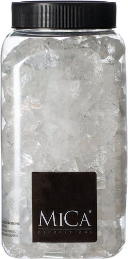 Glas Brokken Groot Transparant 650ml - Mica Decorations