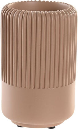 Glas DKD Home Decor Cement Terra cotta (7 x 7 x 11 cm)