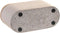 Glas DKD Home Decor Natuurlijk Grijs Cement Bamboe (11 X 4,5 X 6 CM)