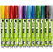 Glas- & Porseleinstiften, Diverse Kleuren, 2-4 , Semi-dekkend, 12 Stuk