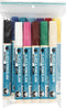 Glas- & Porseleinstiften, Lijndikte 2-4 mm, Dekkend, Diverse Kleuren, 12 Stuk
