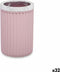 Glas Tandenborstelhouder Roze Plastic 32 Stuks (7,5 x 11,5 x 7,5 cm)