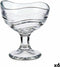 Glas voor ijs en milkshakes Transparant Glas 6 Stuks (135 ml)