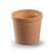 Glaspot 'pottz' mat beige h10,5 d11,5 cm