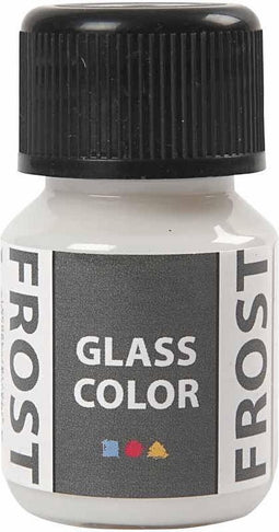 Glass Color Frost, wit, 35ml