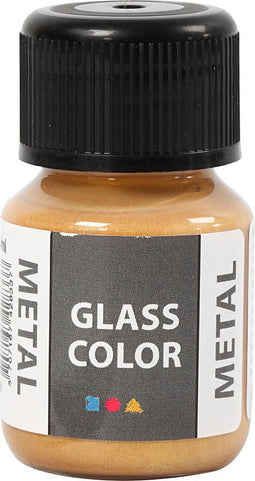 Glass Color Metal, goud, 35ml