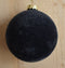 glass flock ball dark blue
