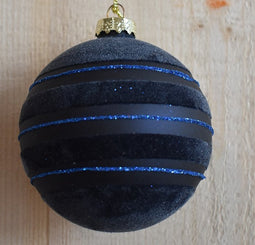glass flock ball