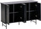 GLASTONBURY - Dressoir - Zwart - MDF