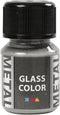 Glasverf - Porseleinverf - zilver - Glass Color Metal - 30ml