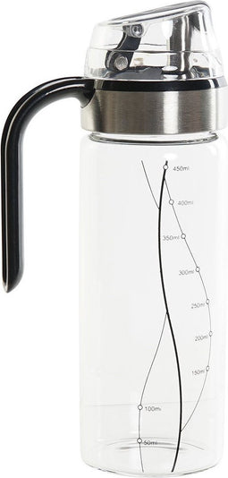 Glazen azijn/olie fles met schenktuit 450 ml - Azijnflessen - Olieflessen - Doseerflessen