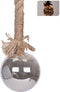 Glazen bal met 15 LED's - 10cm - met timer