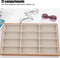 Glazen Doos Glazen Vitrine 12 Grids Glazen Opbergdoos Houten Zonnebril Display Lade Glazen Sieraden Organizer
